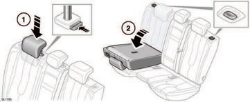 Folding and raising the rear seats