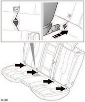 Installing an isofix child seat