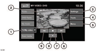 Dvd/video media controls