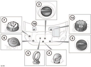 Engine compartment overview