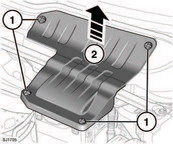 1. Turn the four fasteners 90 degrees