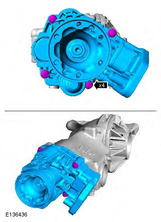 Range Rover Evoque. Rear Drive Axle/Differential