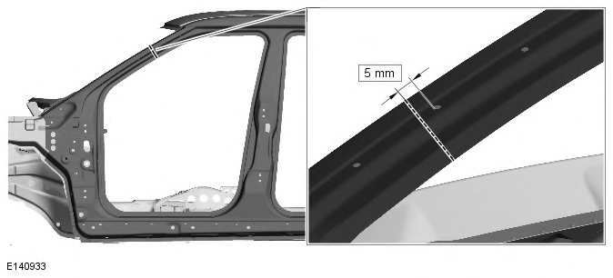 Range Rover Evoque. Side Panel Sheet Metal Repairs - 5-Door