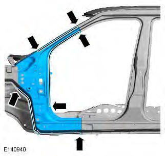 Range Rover Evoque. Side Panel Sheet Metal Repairs - 5-Door