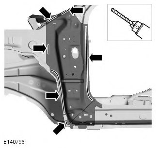 Range Rover Evoque. Side Panel Sheet Metal Repairs - 5-Door