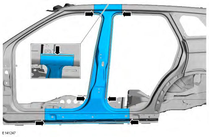 Range Rover Evoque. Side Panel Sheet Metal Repairs - 5-Door