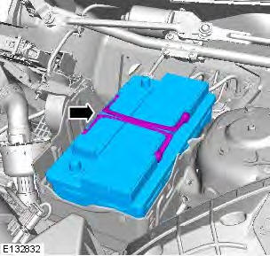 Range Rover Evoque. Battery, Mounting and Cables