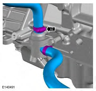 Range Rover Evoque. Engine Cooling - GTDi 2.0L Petrol