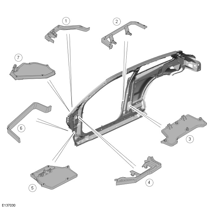 Range Rover Evoque. Body Repairs - Corrosion Protection