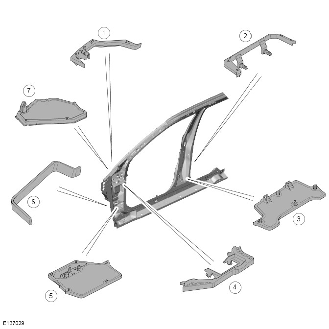 Range Rover Evoque. Body Repairs - Corrosion Protection