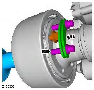 Range Rover Evoque. Driveshaft