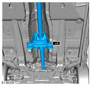 Range Rover Evoque. Driveshaft