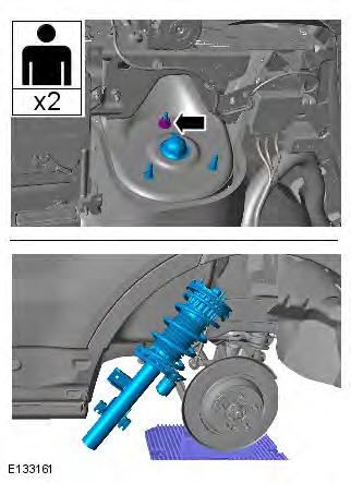 Range Rover Evoque. Rear Suspension