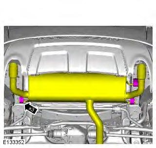 Range Rover Evoque. Exhaust System - GTDi 2.0L Petrol