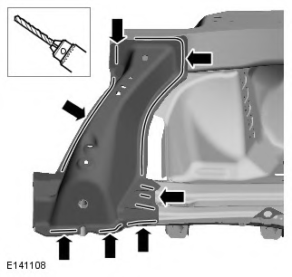 Range Rover Evoque. Front End Sheet Metal Repairs