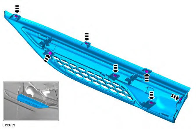 Range Rover Evoque. Front End Body Panels