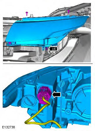 Range Rover Evoque. Front End Body Panels