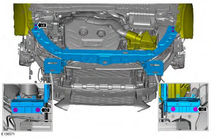 Range Rover Evoque. Front End Body Panels