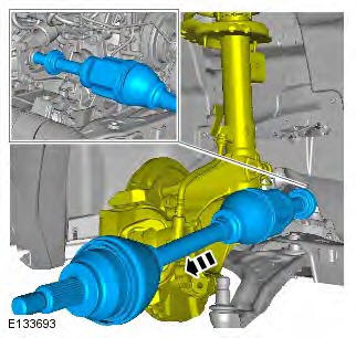 Range Rover Evoque. Front Drive Halfshafts