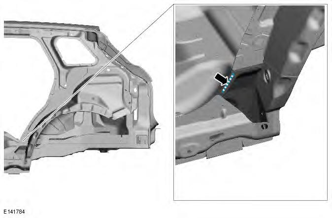 Range Rover Evoque. Rear End Sheet Metal Repairs - 5-Door