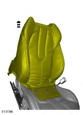 Range Rover Evoque. Front Seat Backrest Heater Mat