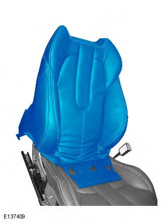 Range Rover Evoque. Front Seat Backrest Heater Mat