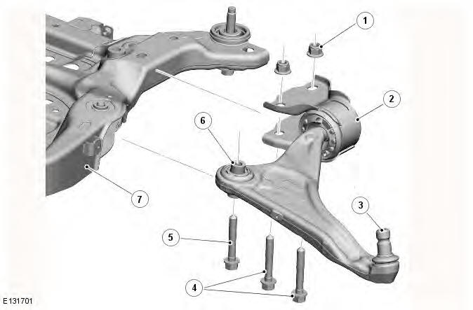 Range Rover Evoque. Front Suspension