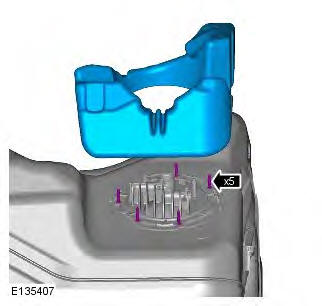 Range Rover Evoque. Fuel Tank and Lines - GTDi 2.0L Petrol