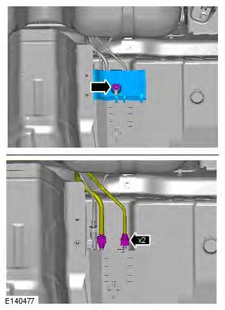 Range Rover Evoque. Fuel Tank and Lines - GTDi 2.0L Petrol