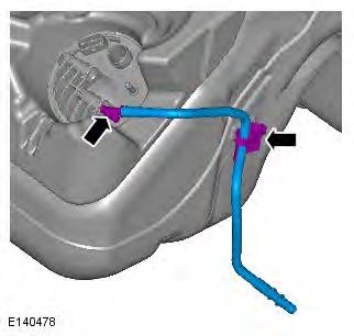 Range Rover Evoque. Fuel Tank and Lines - GTDi 2.0L Petrol