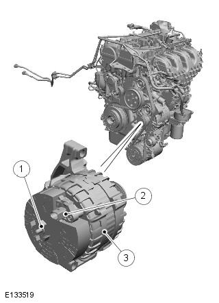 Range Rover Evoque. Generator and Regulator - GTDi 2.0L Petrol