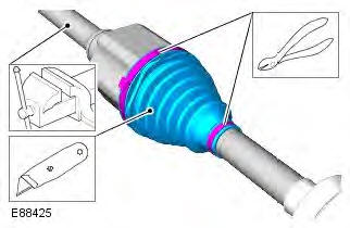 Range Rover Evoque. Front Drive Halfshafts