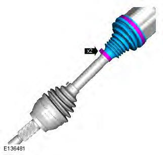 Range Rover Evoque. Front Drive Halfshafts