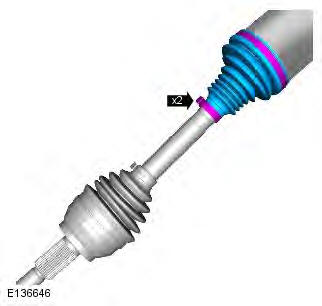 Range Rover Evoque. Rear Drive Halfshafts