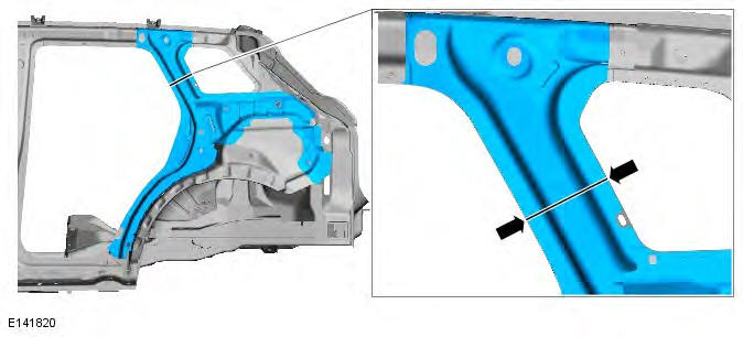 Range Rover Evoque. Rear End Sheet Metal Repairs - 5-Door