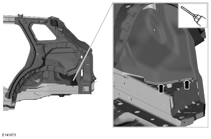 Range Rover Evoque. Rear End Sheet Metal Repairs - 5-Door