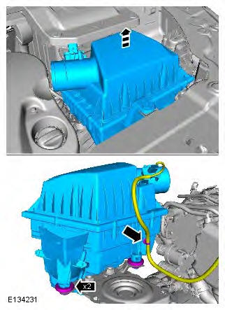 Range Rover Evoque. Intake Air Distribution and Filtering - GTDi 2.0L Petrol