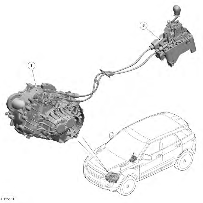 Range Rover Evoque. Manual Transmission/Transaxle