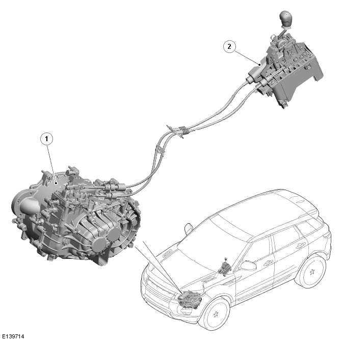 Range Rover Evoque. Manual Transmission/Transaxle