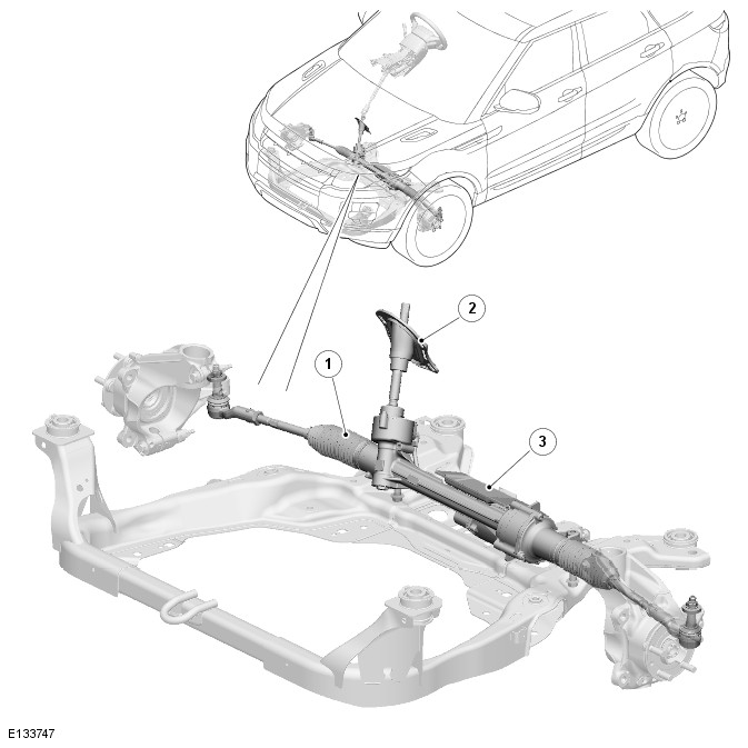 Range Rover Evoque. Power Steering