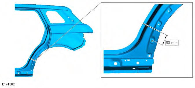 Range Rover Evoque. Rear End Sheet Metal Repairs - 5-Door