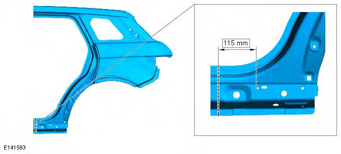 Range Rover Evoque. Rear End Sheet Metal Repairs - 5-Door