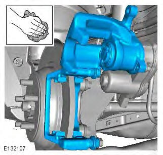 Range Rover Evoque. Rear Disc Brake