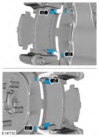 Range Rover Evoque. Rear Disc Brake