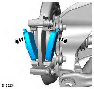 Range Rover Evoque. Rear Disc Brake