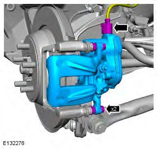 Range Rover Evoque. Rear Disc Brake