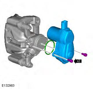 Range Rover Evoque. Rear Disc Brake