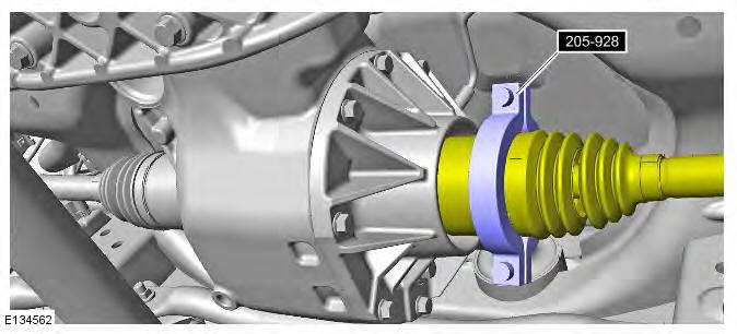 Range Rover Evoque. Rear Drive Halfshafts