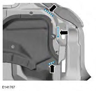 Range Rover Evoque. Rear End Sheet Metal Repairs - 5-Door