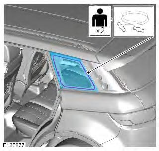 Range Rover Evoque. Glass, Frames and Mechanisms